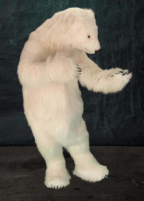 introducing nanuq  polar bear  realistic polar bear costume
