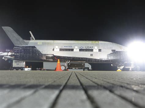 gallery   space plane returns  earth universe today