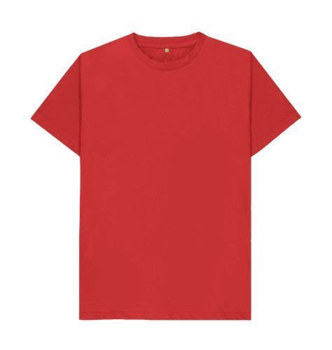 red plain mens organic tee mens plain  shirts plain tees mens tees