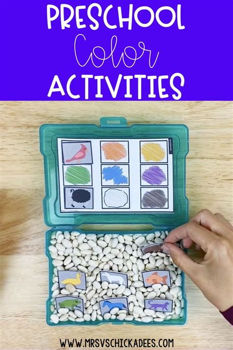 color activities preschool preschool color activities preschool