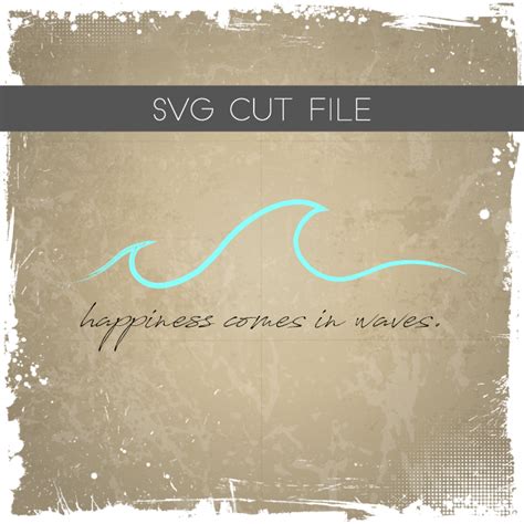 happiness   waves silhouette file ocean wave svg
