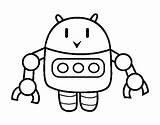 Robot Dibujos Robots Colorare Pinzas Pinzette Robô Robo Tweezers Disegni Acolore Pinças sketch template