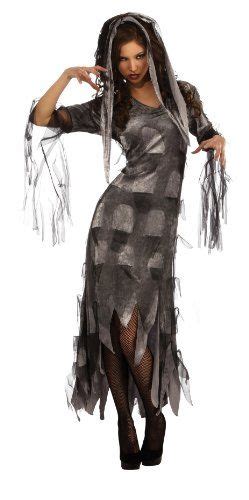 Rubie S Costume Zombie Mistress Dress And Headpiece Gray Large Rubie