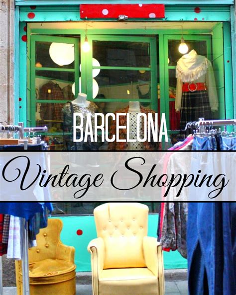 vintage shopping  barcelona