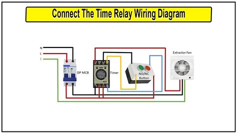 timer relay wiring diagram  pin relay wiring diagram timer relay wiring youtube