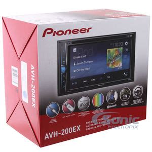 pioneer avh  avhex double din multimedia dvd receiver