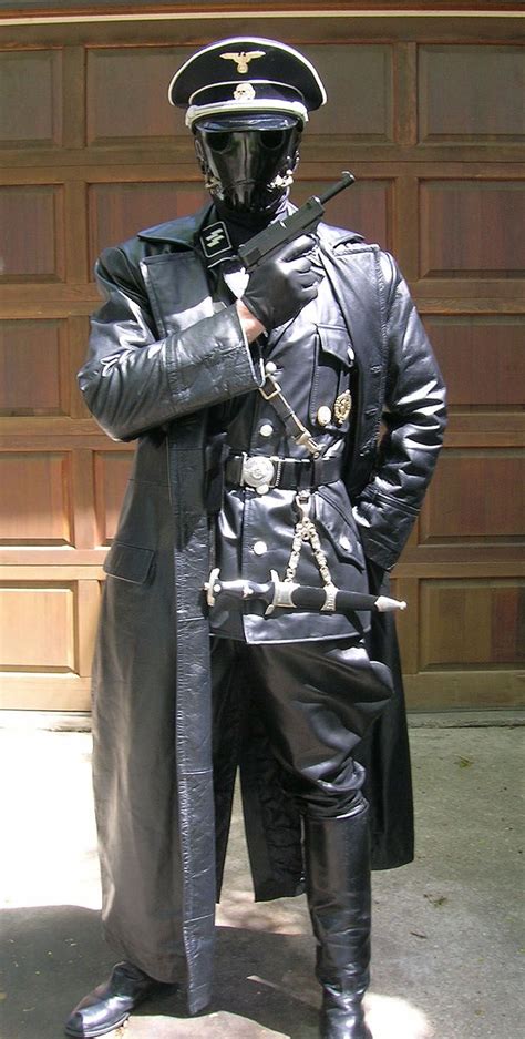 German Ss Leather Trench Coat Tradingbasis