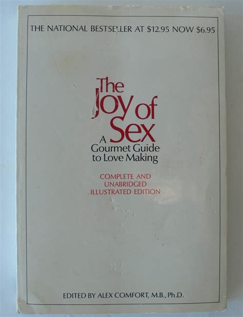 1972 Book The Joy Of Sex Edited By Alex Comfort By