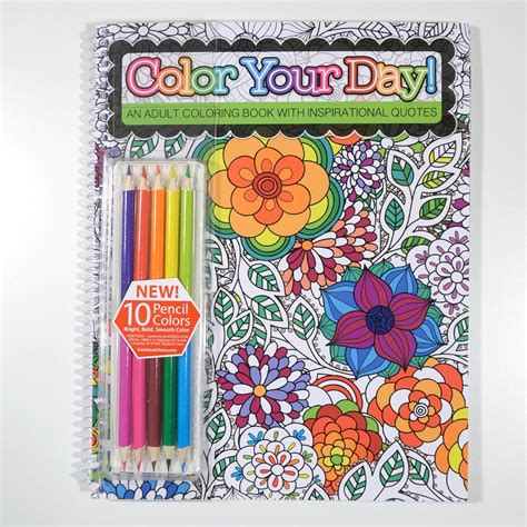 amazoncom color  day  adult coloring book includes colored