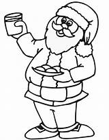 Santa Template Printable Claus Templates Colouring Coloring Pages Crafts sketch template
