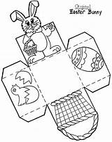 Easter Basket Template Holidays Coloring sketch template