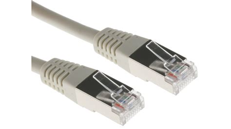 cable ethernet categorie  futp rs pro gris  pvc avec connecteur rs