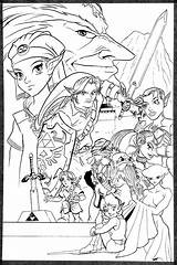 Zelda Ocarina Time Legend Pages Colouring Print Search Again Bar Case Looking Don Use Find Week sketch template