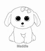 Beanie Coloring Boo Pages Boos Ty Maddie Dogs Colorear Sheets Party Kids Printable Dog Para Birthdays Penguin Babies Cat Colouring sketch template