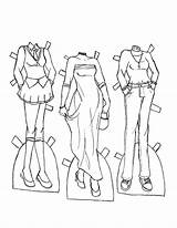 Coloring Dress Clothes Pages Doll Kelly Winter sketch template