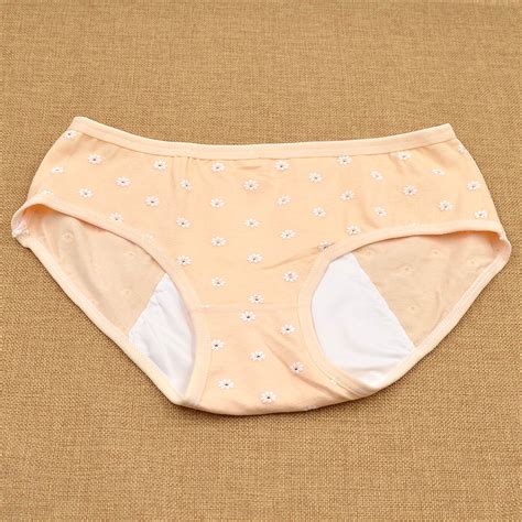 women menstrual period cotton pants leakproof panties briefs underwear