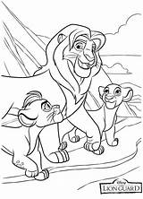 Lion Guard Coloring Pages Kion Kiara Color Kids Print Simba Printable Drawing Fuli Dot Template Link sketch template