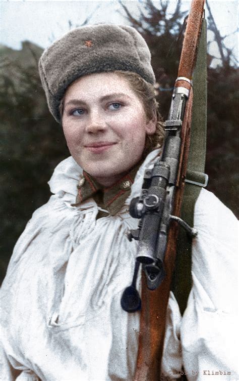 Roza Shanina Soviet Sniper Ww2 By Klimbims On Deviantart