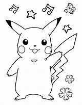Ausdrucken Pokemon Malvorlagen Drucken Vorlagen Pikachu sketch template
