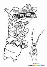 Spongebob Plankton Patrick Squidward Squarepants Gary Krabs Sheldon sketch template