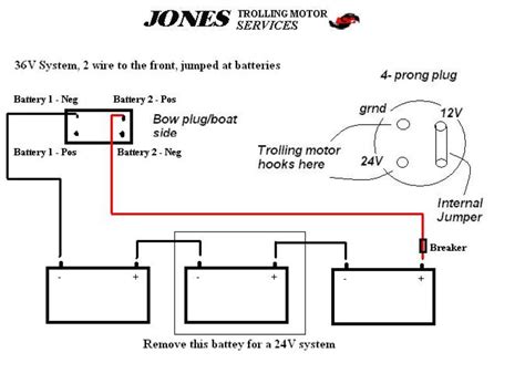 volt battery wiring diagram  trolling motor   volt battery wiring diagram wiring