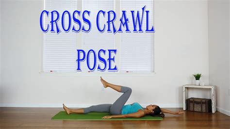 cross crawl pose deep breaths pranayama breathing youtube