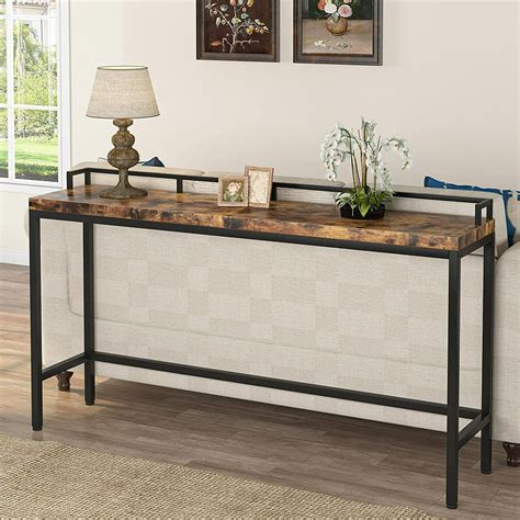 tribesigns   extra long sofa table narrow long console table