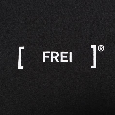 frei frei logo  shirt black sp