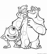 Coloring Sully Sulley sketch template