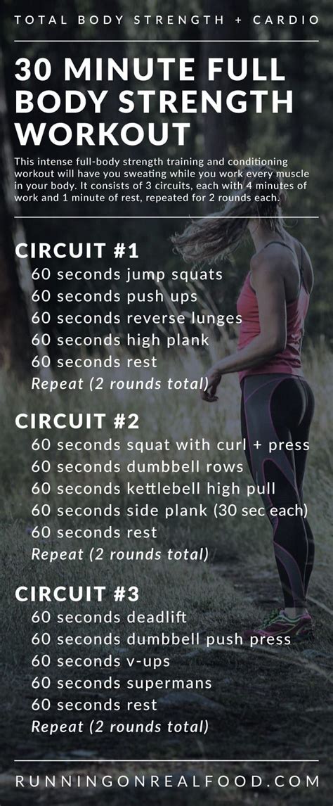 minute full body strength training workout   gym full body strength training workout