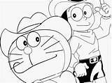 Doraemon Mewarnai Nobita Lucu sketch template