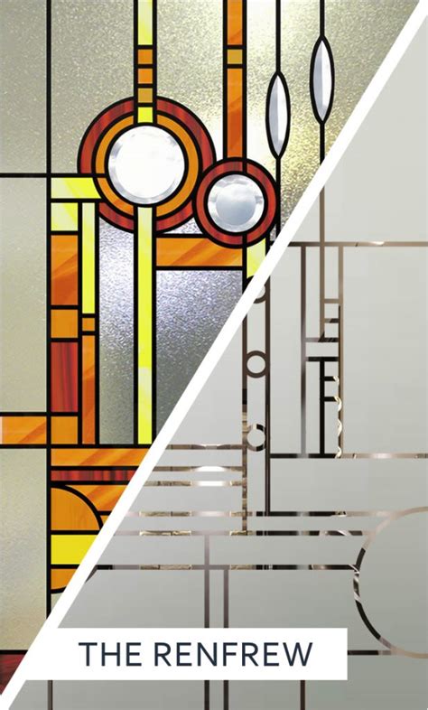 Charles Rennie Mackintosh Glass Panels Delivered Free In
