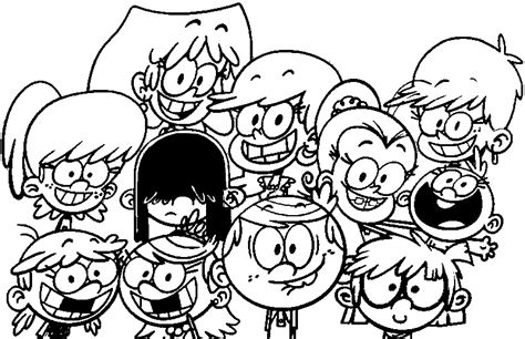 loud house pages coloring pages