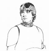 Skywalker Luke Wars Star Coloring Pages Anakin Drawing Getdrawings Visit sketch template