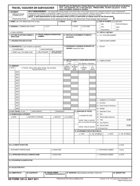 dd form 1351 2 fill out and sign printable pdf template signnow
