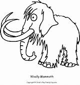 Mammoth Woolly Coloring Pages Wooly Printable Color Getcolorings sketch template