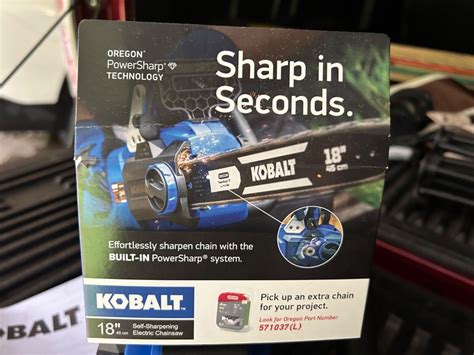 Kobalt Corded Electric Chainsaw 18” Bar 15 Amp Motor 2493215 Ebay