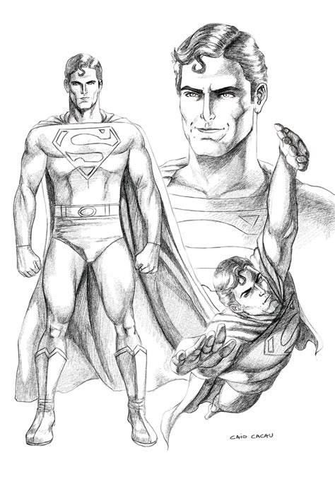 superman sketch  caiocacau  deviantart