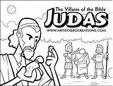 Bible Judas Coloring Pages Para Colorear Villains Niños Jesus Kids Heroes Dibujos Activities Escuela Dominical Biblia Sellfy Sunday School Manualidades sketch template