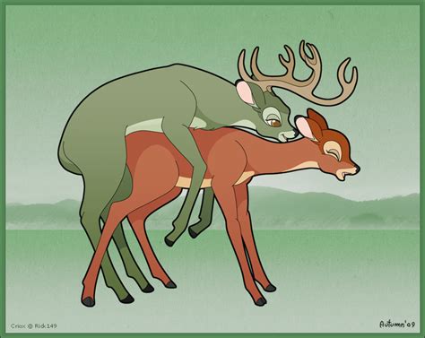 rule 34 bambi doe faline feral no humans original character sex stag straight 1415061