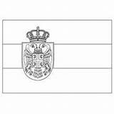 Bandera Drapeau Serbia Espagne Serbie Portugal Paises Yugoslavia Hellokids Bajos Sudafrica sketch template