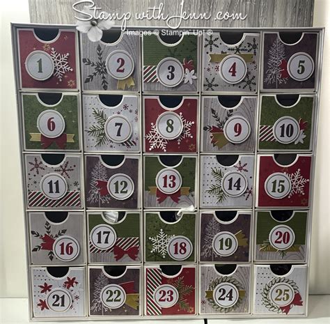 make your own advent or christmas countdown calendar