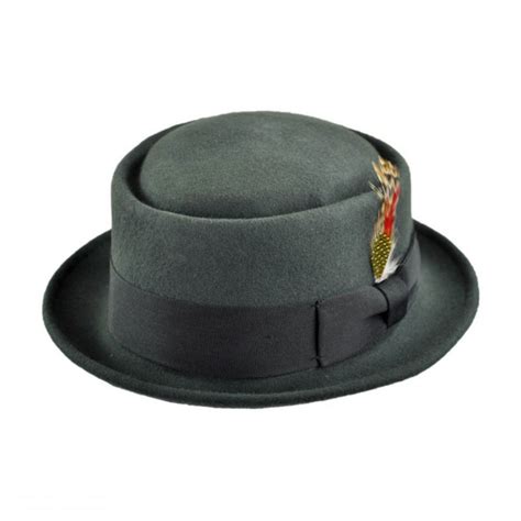 Jaxon Hats Crushable Wool Felt Pork Pie Hat Pork Pie Hats