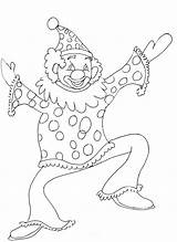 Coloring Joker Pages Kids Popular Circus Clown sketch template
