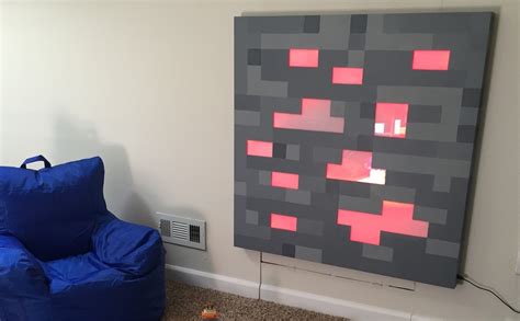 light  minecraft wall art  picture  pixelated
