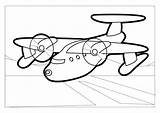 Airplane Coloring Large Printable Pages sketch template