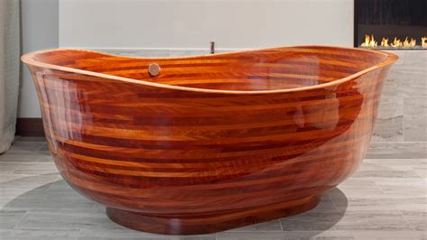 imagine relaxing    wooden bathtub handmade  south seattle