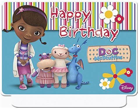 mcstuffins birthday card happy birthday disney  mcstuffins