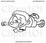 Crawl Army Doing Boy Cartoon Lineart Toonaday Clipart sketch template