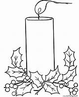 Candle Christmas Coloring Pages Drawing Light Advent Printable Color Candles Kids Drawings Pencil Night Book Getdrawings Blow Wind Place sketch template